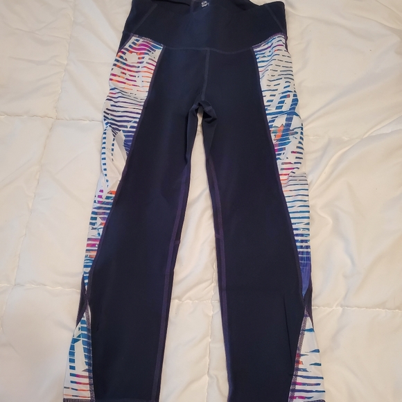 COPY - Gap Fit Leggings Navy Blue 7/8 S - Picture 1 of 2